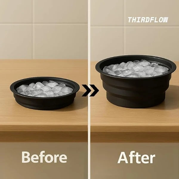Foldable Ice Face Bowl ( FREE ICE ROLLER)