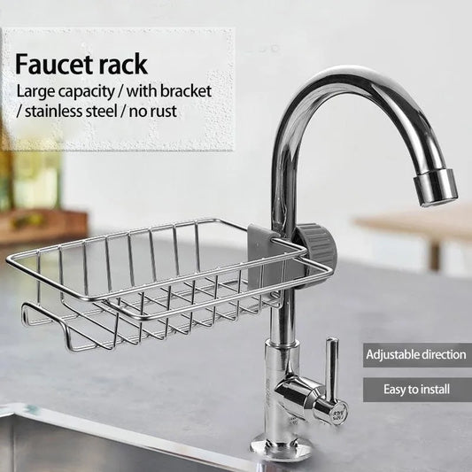 Kitchen Sink Organizer(Stainless Steel)