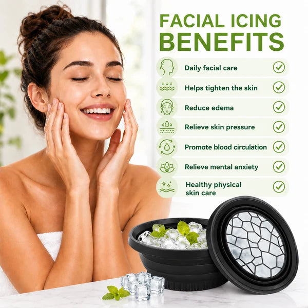 Foldable Ice Face Bowl ( FREE ICE ROLLER)