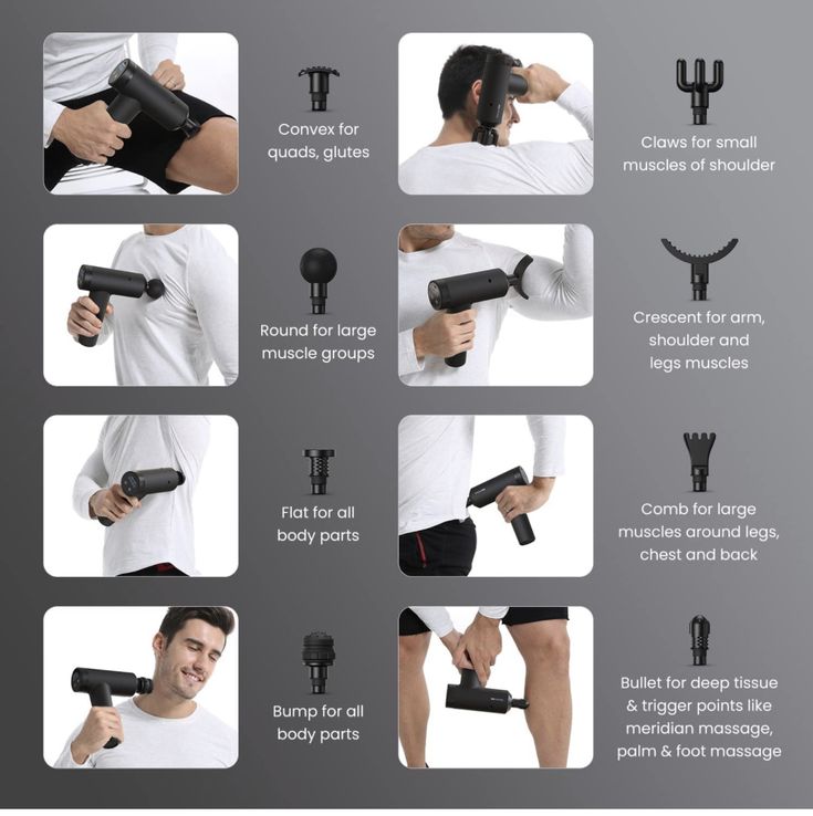 Impact Handheld Deep Tissue Percussion Gun Massager , Body Relaxation & Pain Relief.