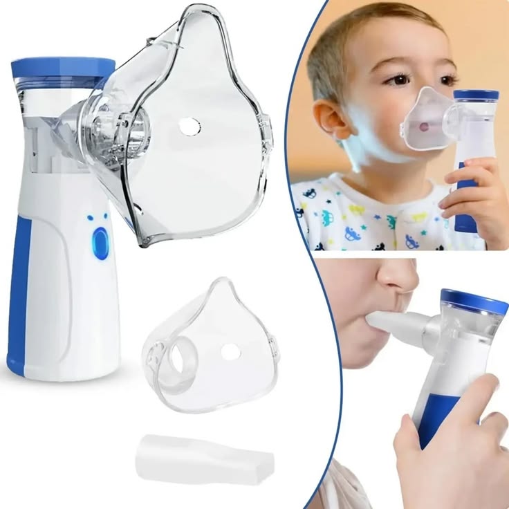 Silent Mesh Nebulizer Machine | Handheld & Travel-Friendly Vaporizer for Home & Travel