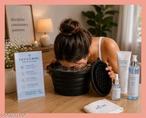 Foldable Ice Face Bowl ( FREE ICE ROLLER)